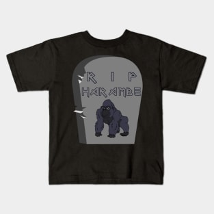 R.I.P Harambe Kids T-Shirt